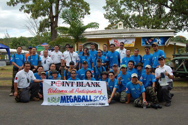 The team at Point Blank's welcome for MEGABALL 2006 participants.
